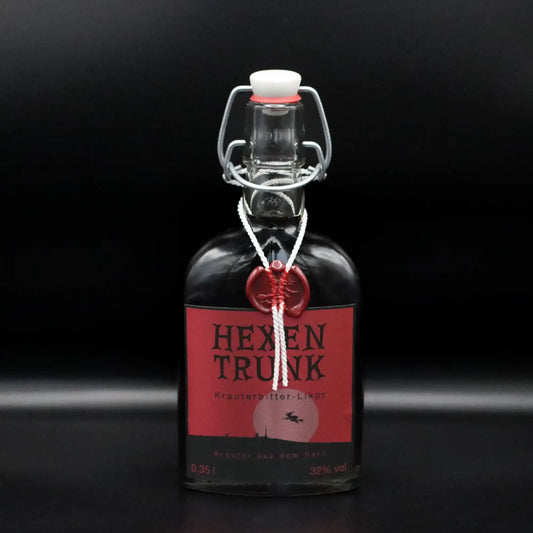 Geschenkpackung mit zwei Gläser Hexentrunk – Kräuterbitterlikör