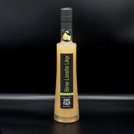 Birne und Limette Likör