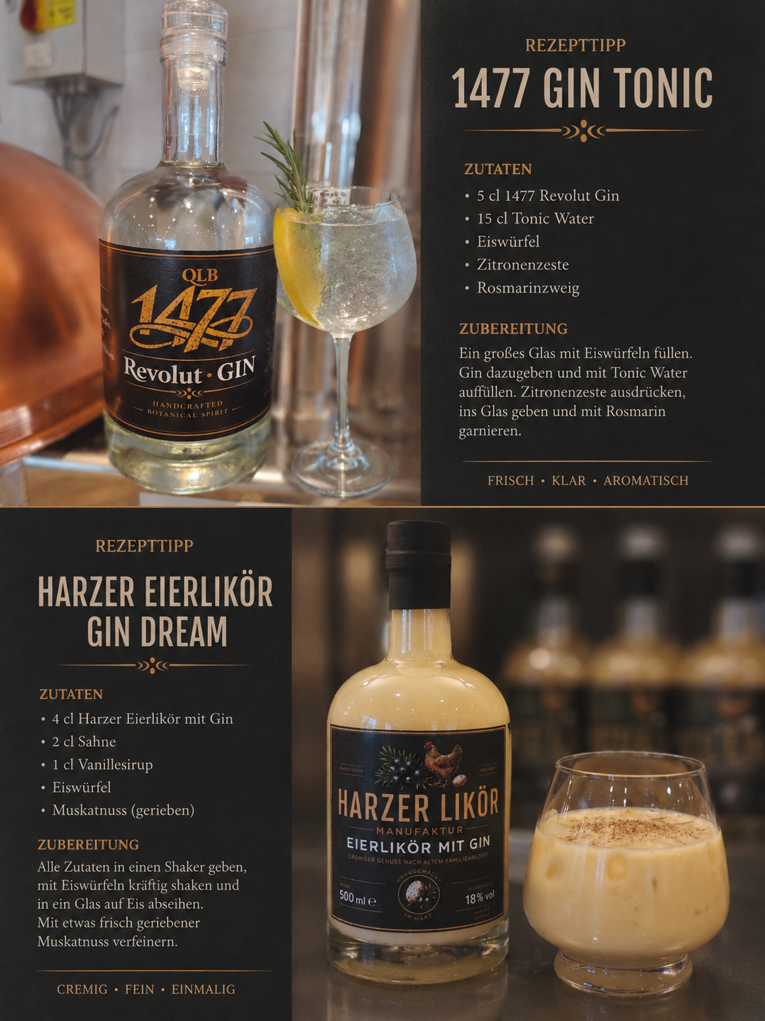 Eierlikör mit Gin