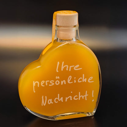 Unsere Liköre im Herz Design - Perfekt als Geschenk