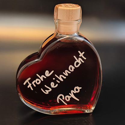 Unsere Liköre im Herz Design - Perfekt als Geschenk